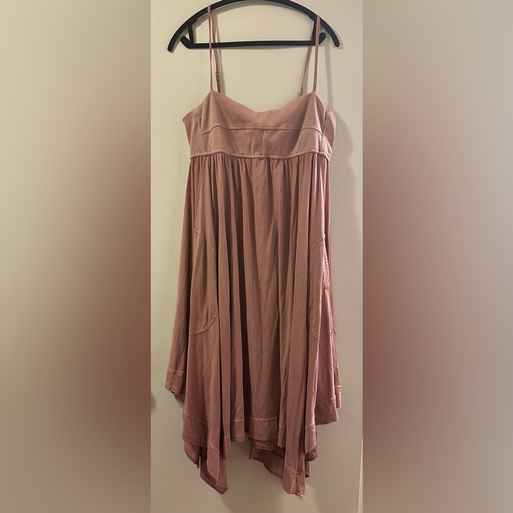 Anthropologie pink dress